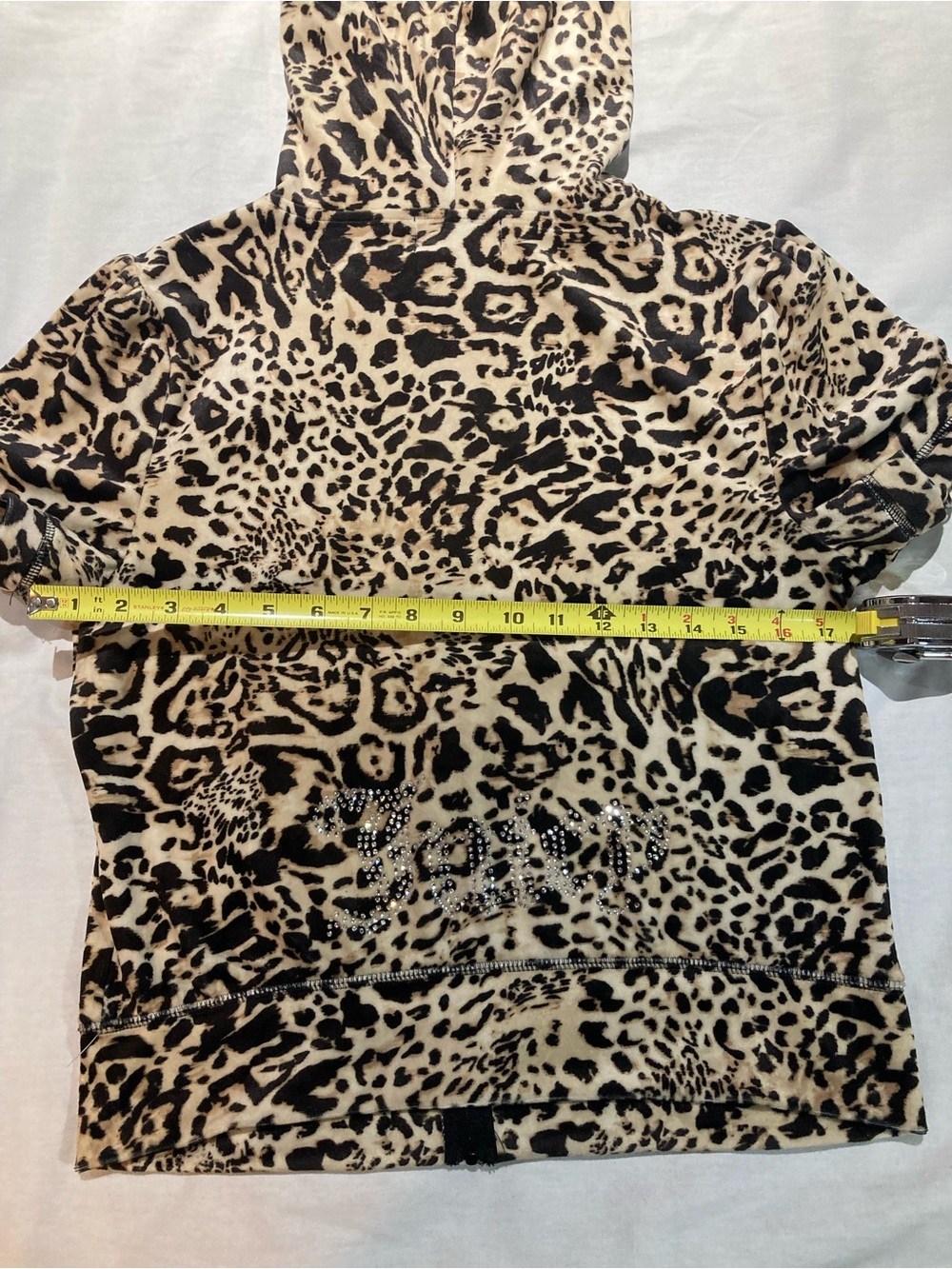 Juicy Couture Leopard Print Velour Track Suit, Women’s size medium, NWT! $179 - Picture 11 of 13